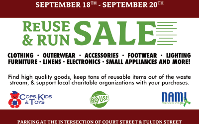 ReUse and Run Returns On Friday, September 18th!