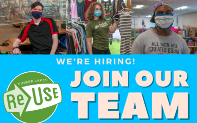 Finger Lakes ReUse is hiring! We are currently seeking a Volunteer Coordinator.