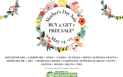 Buy 2, Get 1 Free Sale At ReUse MegaCenter This Sunday and Monday