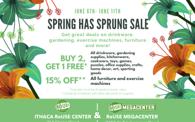Spring Has Sprung Sale At Both ReUse Centers