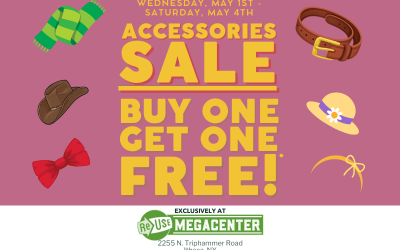 Buy One, Get One Free Accessories Sale at ReUse MegaCenter!