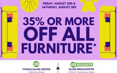 35% Or More Off All Furniture At Both ReUse Locations