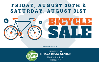 Two Days Only! Bike Sale at the Ithaca ReUse Center!
