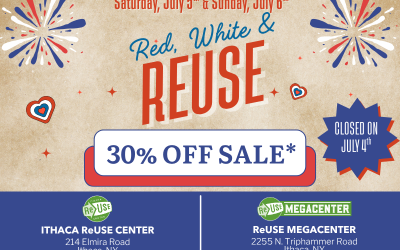 Red, White & ReUse!: 30% Off This Saturday and Sunday At Both ReUse Centers!