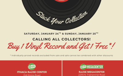 Buy One Vinyl Record, Get One Free This Weekend At Both ReUse Centers
