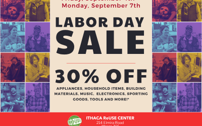 Labor Day Weekend: 30% Off At Ithaca ReUse Center